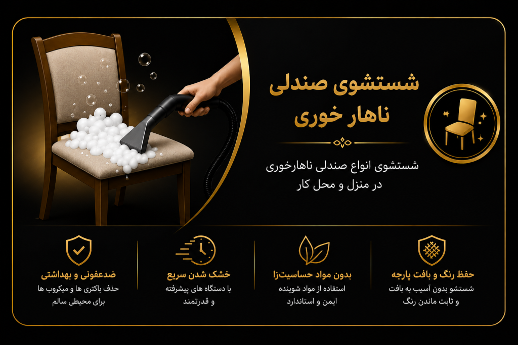 شستشوی صندلی